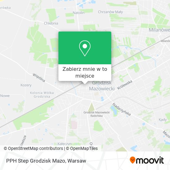 Mapa PPH Step Grodzisk Mazo