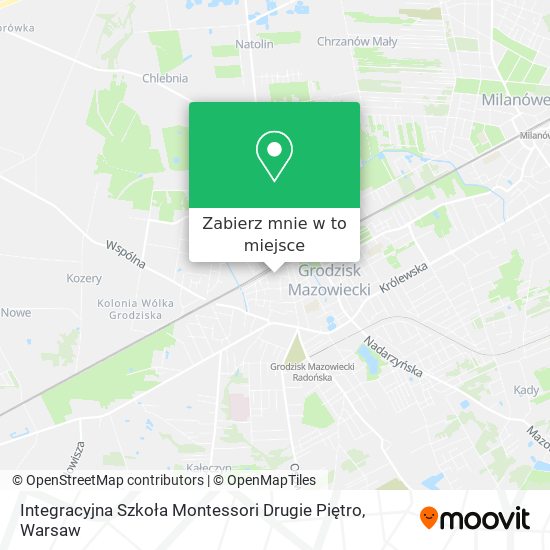 Mapa Integracyjna Szkoła Montessori Drugie Piętro