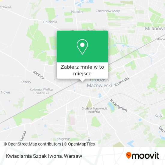 Mapa Kwiaciarnia Szpak Iwona