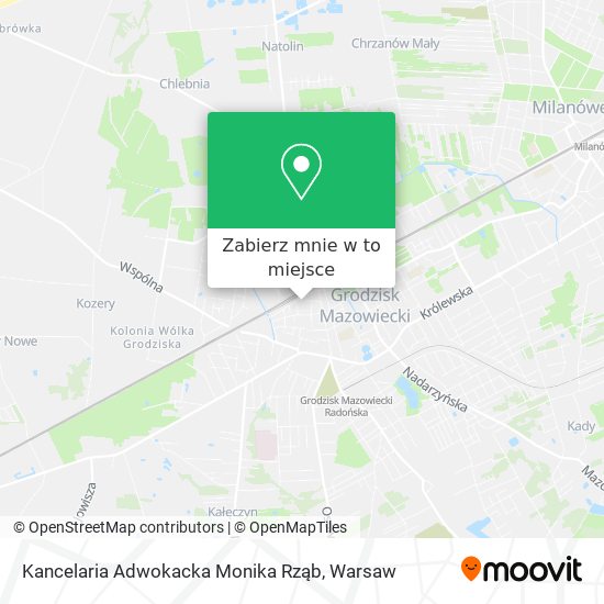 Mapa Kancelaria Adwokacka Monika Rząb