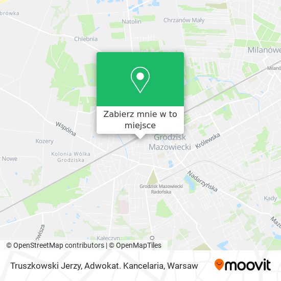 Mapa Truszkowski Jerzy, Adwokat. Kancelaria