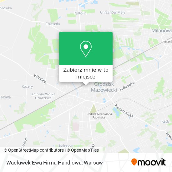 Mapa Wacławek Ewa Firma Handlowa