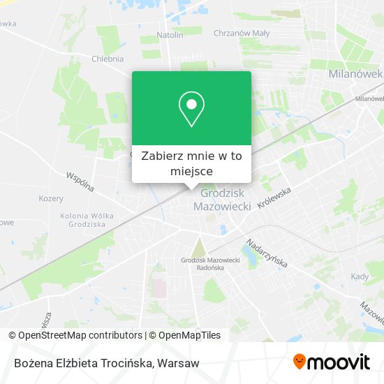 Mapa Bożena Elżbieta Trocińska