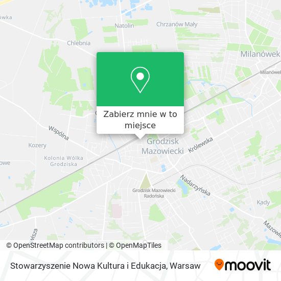 Mapa Stowarzyszenie Nowa Kultura i Edukacja