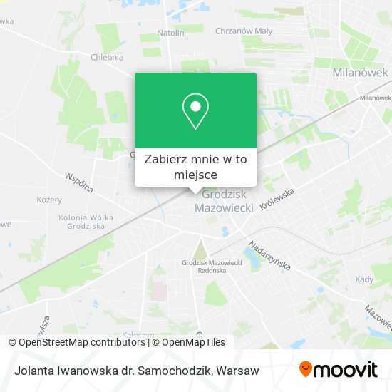 Mapa Jolanta Iwanowska dr. Samochodzik