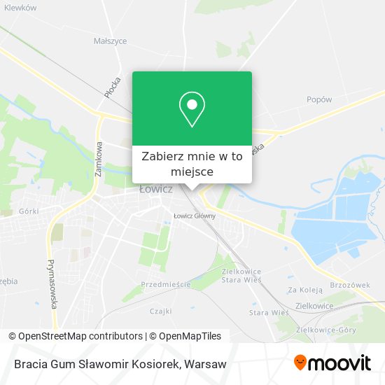 Mapa Bracia Gum Sławomir Kosiorek