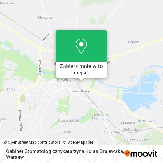 Mapa Gabinet Stomatologicznykatarzyna Kolas Grajewska