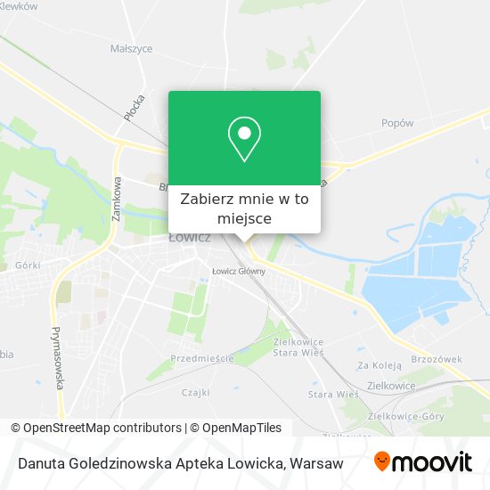 Mapa Danuta Goledzinowska Apteka Lowicka