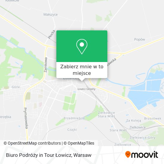 Mapa Biuro Podróży in Tour Łowicz