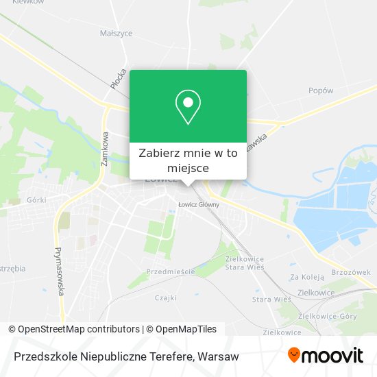 Mapa Przedszkole Niepubliczne Terefere