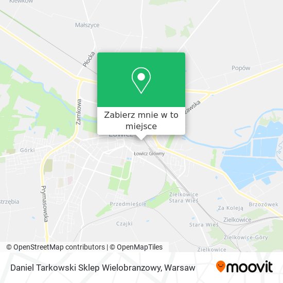 Mapa Daniel Tarkowski Sklep Wielobranzowy