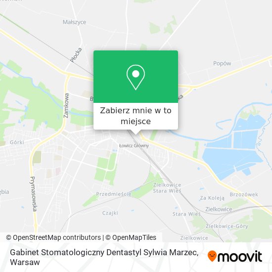 Mapa Gabinet Stomatologiczny Dentastyl Sylwia Marzec