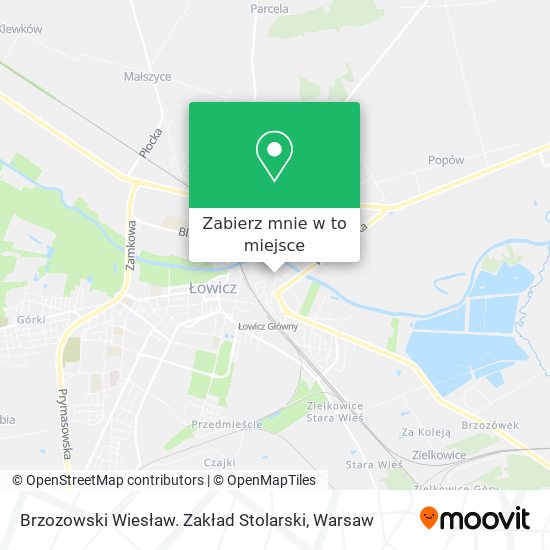 Mapa Brzozowski Wiesław. Zakład Stolarski