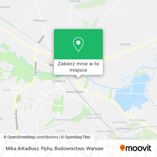 Mapa Mika Arkadiusz. Pphu. Budownictwo