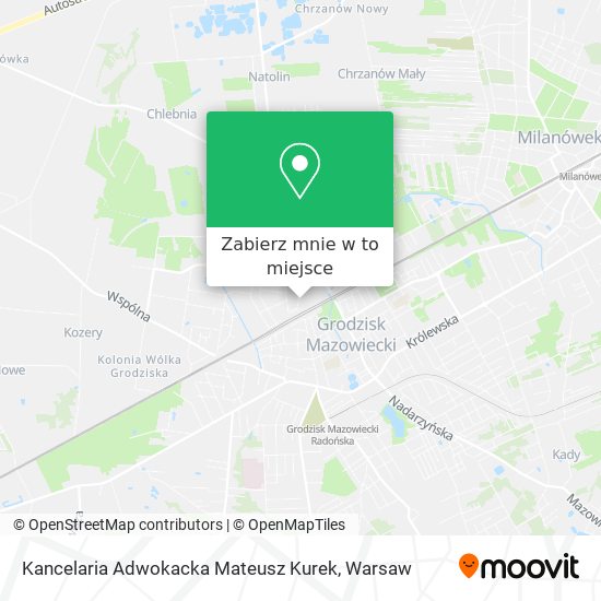 Mapa Kancelaria Adwokacka Mateusz Kurek