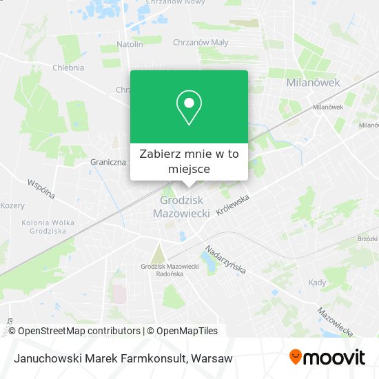 Mapa Januchowski Marek Farmkonsult