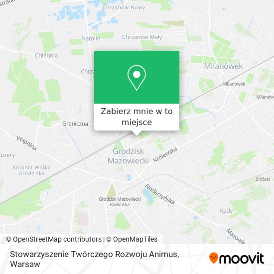 Mapa Stowarzyszenie Twórczego Rozwoju Animus