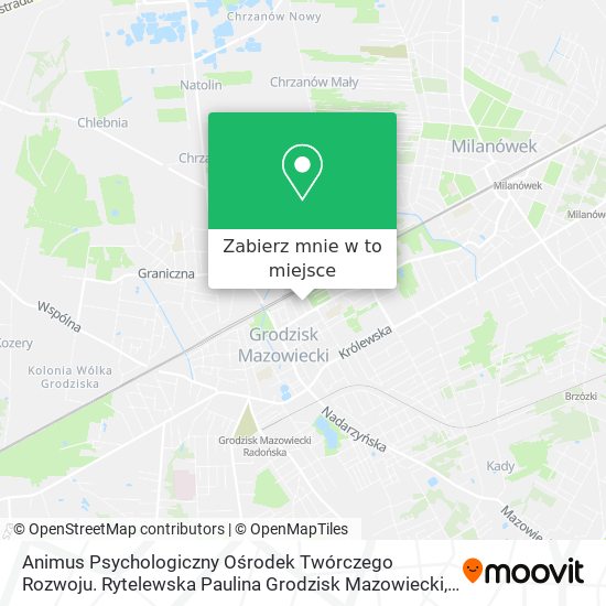 Mapa Animus Psychologiczny Ośrodek Twórczego Rozwoju. Rytelewska Paulina Grodzisk Mazowiecki