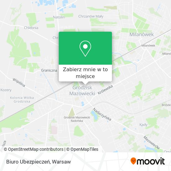 Mapa Biuro Ubezpieczeń