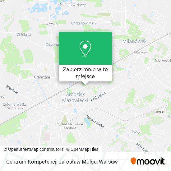 Mapa Centrum Kompetencji Jarosław Molga