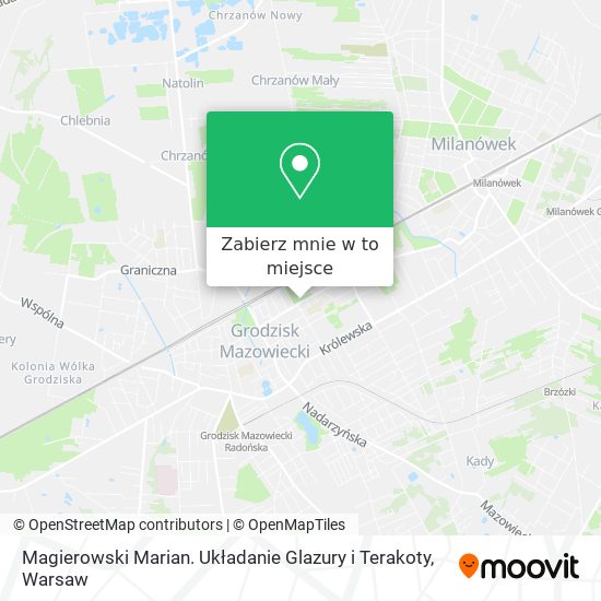 Mapa Magierowski Marian. Układanie Glazury i Terakoty