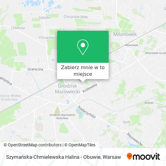 Mapa Szymańska-Chmielewska Halina - Obuwie