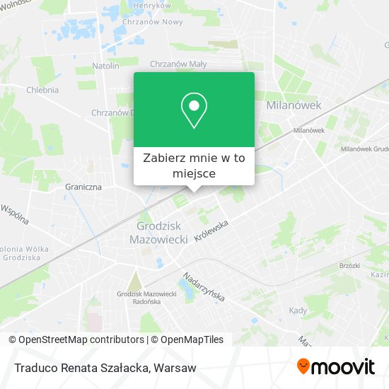 Mapa Traduco Renata Szałacka