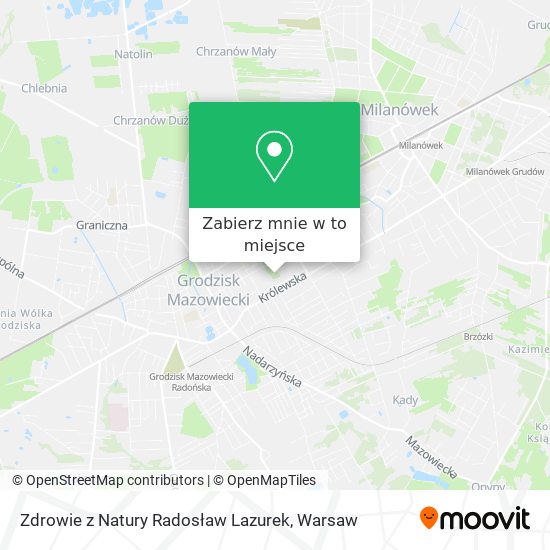 Mapa Zdrowie z Natury Radosław Lazurek