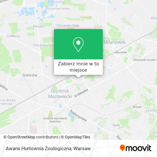 Mapa Awans Hurtownia Zoologiczna