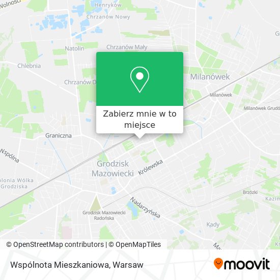 Mapa Wspólnota Mieszkaniowa