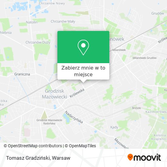 Mapa Tomasz Gradziński