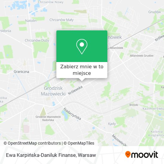 Mapa Ewa Karpińska-Daniluk Finanse