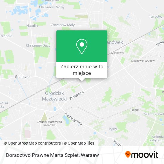 Mapa Doradztwo Prawne Marta Szplet