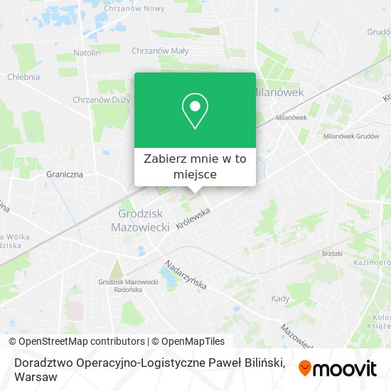 Mapa Doradztwo Operacyjno-Logistyczne Paweł Biliński