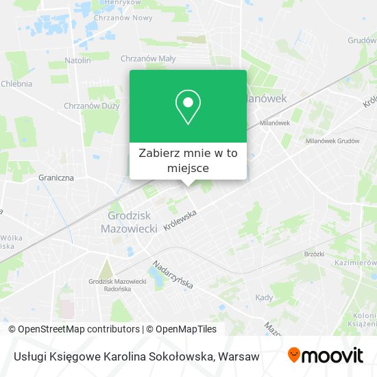 Mapa Usługi Księgowe Karolina Sokołowska