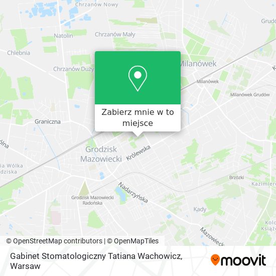 Mapa Gabinet Stomatologiczny Tatiana Wachowicz