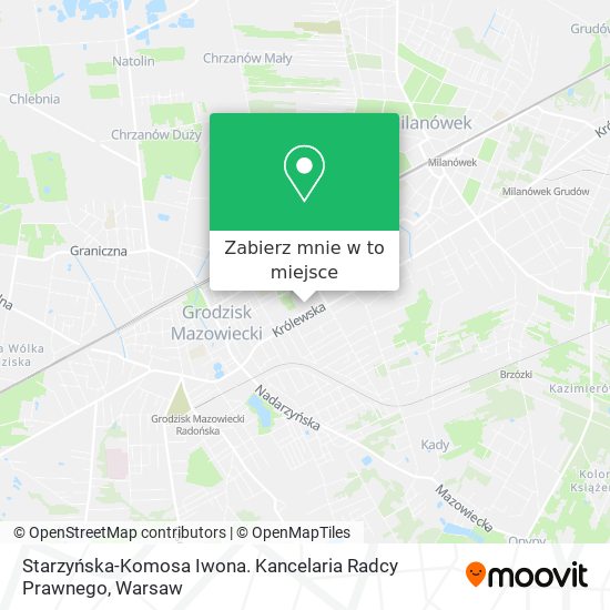 Mapa Starzyńska-Komosa Iwona. Kancelaria Radcy Prawnego