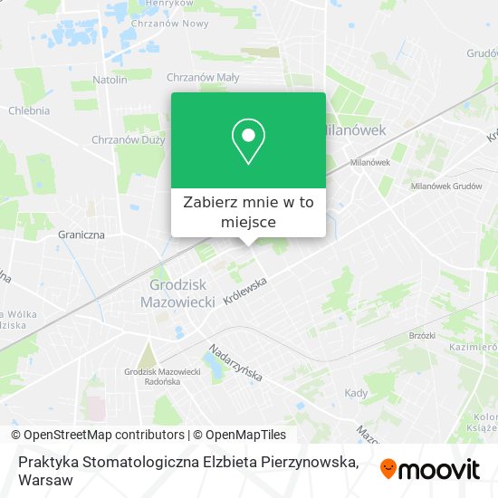 Mapa Praktyka Stomatologiczna Elzbieta Pierzynowska