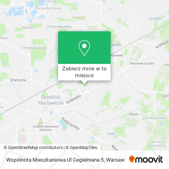 Mapa Wspólnota Mieszkaniowa Ul Cegielniana 5