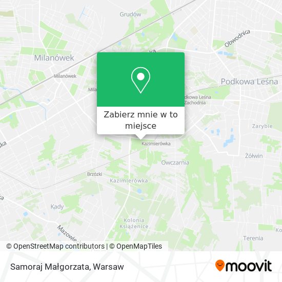 Mapa Samoraj Małgorzata