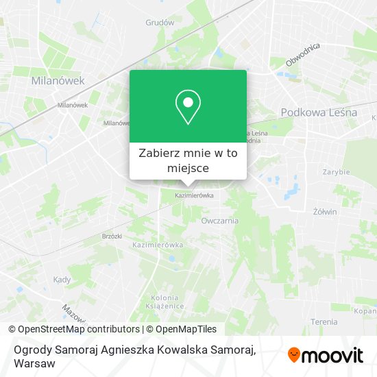 Mapa Ogrody Samoraj Agnieszka Kowalska Samoraj