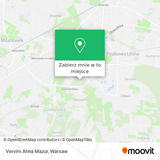 Mapa Vervim Anna Mazur