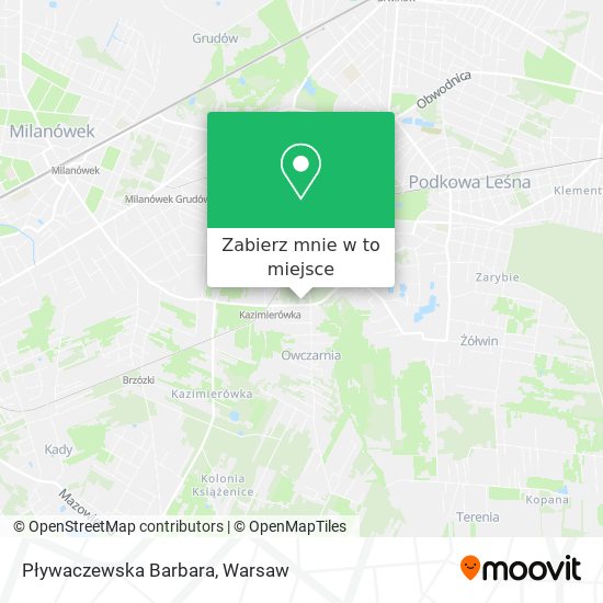 Mapa Pływaczewska Barbara