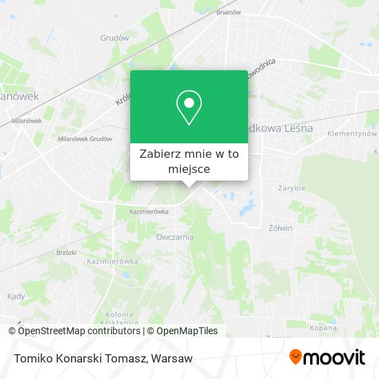 Mapa Tomiko Konarski Tomasz