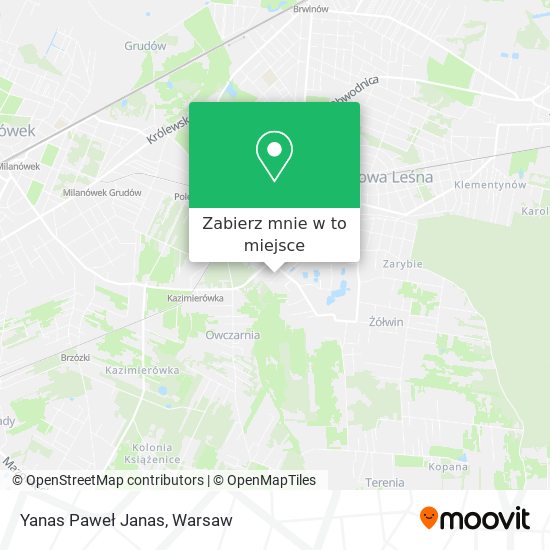 Mapa Yanas Paweł Janas