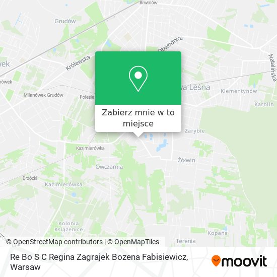 Mapa Re Bo S C Regina Zagrajek Bozena Fabisiewicz