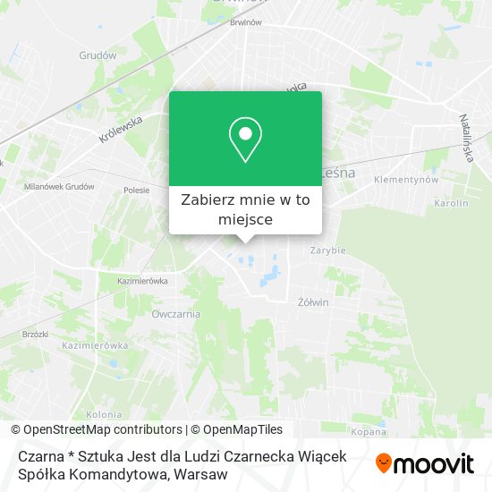 Mapa Czarna * Sztuka Jest dla Ludzi Czarnecka Wiącek Spółka Komandytowa