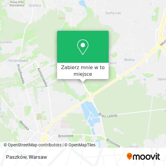 Mapa Paszków