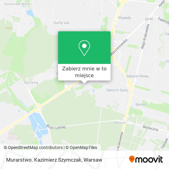 Mapa Murarstwo. Kazimierz Szymczak