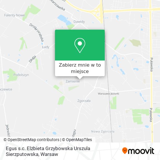 Mapa Egus s.c. Elżbieta Grzybowska Urszula Sierzputowska